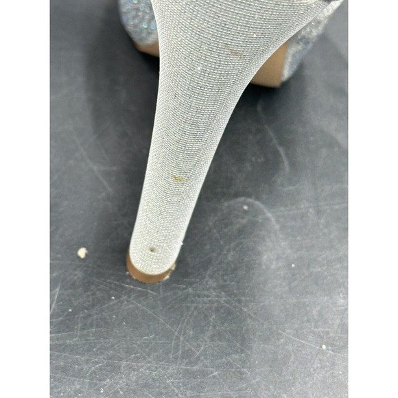 de blossom collection heels silver miya-280 sz 8 - Picture 5 of 9